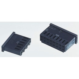 10 pcs - TE Connectivity, AMPMODU MOD II Female Connector Housing, 2.54mm Pitch, 15 Way, 1 Row