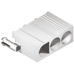 10 pcs - Molex STANDARD .093' Series Straight Through Hole PCB Header, 4 Contact(s), 6.7mm Pitch, 1 Row(s), Shrouded