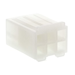 5 pcs - Molex STANDARD .093' Series Straight Free Hanging Housing Plug, 6 Contact(s), 6.7mm Pitch, 2 Row(s)