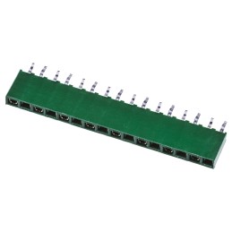 10 pcs - TE Connectivity AMPMODU HV100 Series Straight Through Hole Mount PCB Socket, 16-Contact, 1-Row, 2.54mm Pitch, Solder