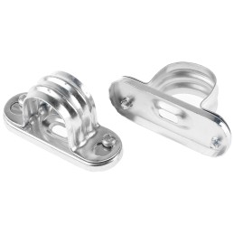 50 pcs - RS PRO Steel Saddle Clamp, 25mm Max. Bundle