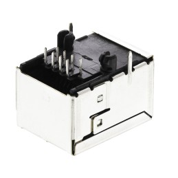 1 pcs - Bel-Stewart SS-60000 Series Female RJ45 Connector, PCB Mount, Cat6