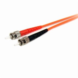 1 pcs - Startech LC to ST Duplex Multi Mode OM1 Fibre Optic Cable, 62.5/125μm, Orange, 2m
