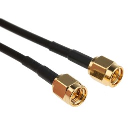 1 pcs - RS PRO Male SMA to Male SMA Coaxial Cable, 520mm, RG174/U Coaxial, Terminated
