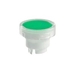 1 pcs : AT3005JF - Switch Bezels / Switch Caps RND CLR LNS/GRN DIFF FOR YB W/ GREEN LED