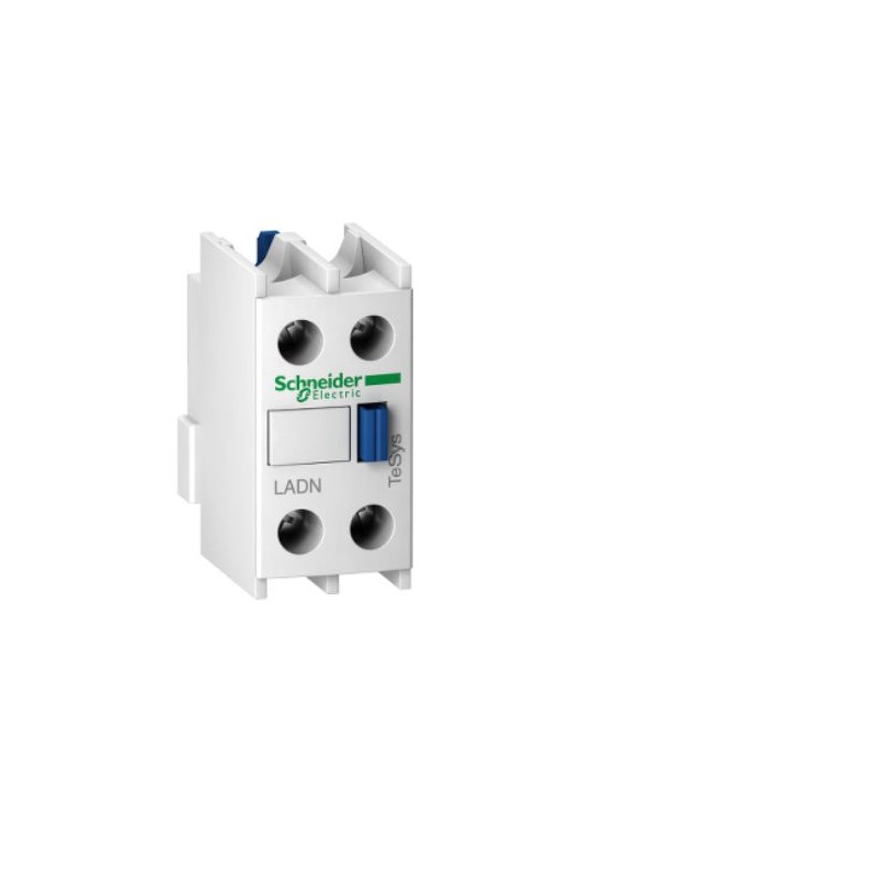 1 pcs - Schneider Electric Auxiliary Contact Block, 1 Contact, 1NC + 1NO, Front Mount, TeSys
