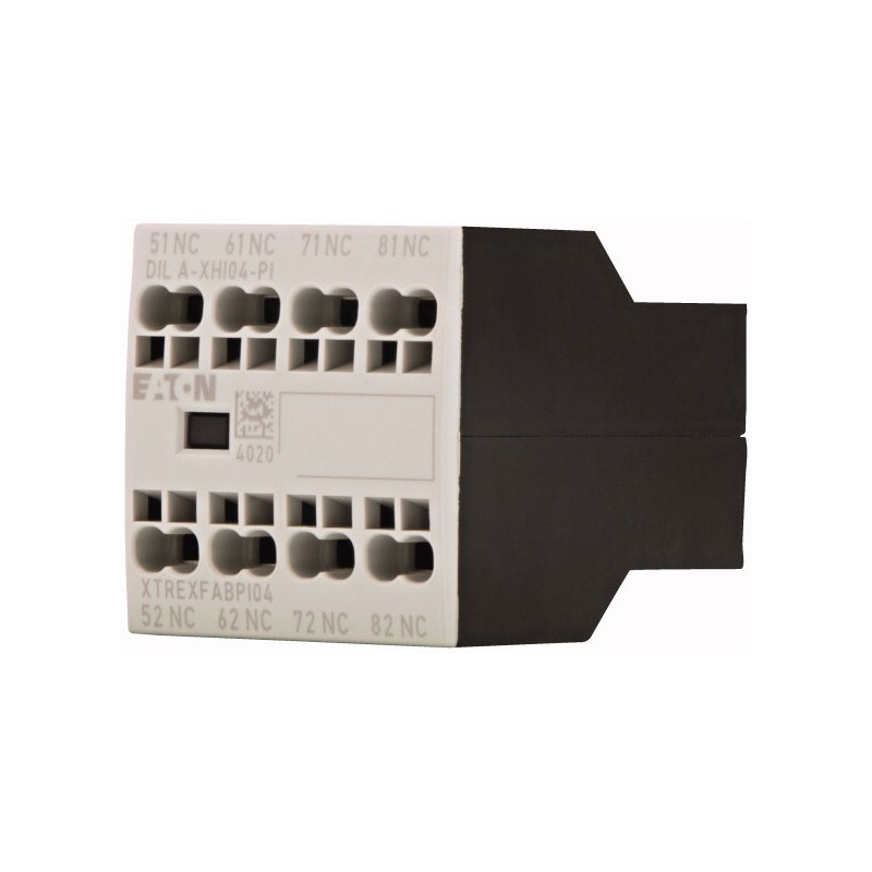 1 pcs - Eaton Auxiliary Contact, 4 Contact, 4 NC, Front Fixing