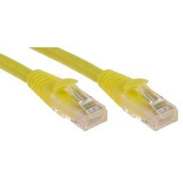 1 pcs - RS PRO Cat6 Male RJ45 to Male RJ45 Ethernet Cable, U/UTP, Yellow LSZH Sheath, 5m
