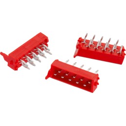 25 pcs - Wurth Elektronik WR-MM Series Straight PCB Header, 16 Contact(s), 2.54mm Pitch, 2 Row(s), Shrouded