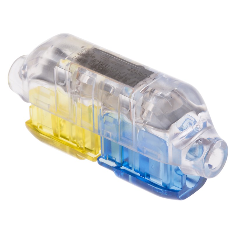 1 pcs - TE Connectivity In Line Splice Connector, Clear, Insulated, Tin 1.5 - 2.5 mm², 14 - 12 AWG, 16 -