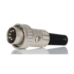 1 pcs - RS PRO 5 Pole Din Plug, Twist Lock, Male, Cable Mount