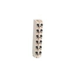 1 pcs : TM5ACTB06 - DIN Rail Terminal Blocks TERMINAL BLOCK 6 PIN-24VDC WHITE