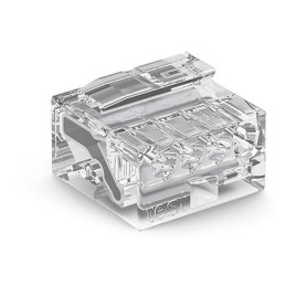 100 pcs - Wago 243 MICRO PUSH WIRE Series Junction Box Connector, 6A, 26 - 24 AWG Wire, Push In Termination