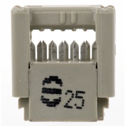 1 pcs - HARTING 6-Way IDC Connector Socket for Cable Mount, 2-Row