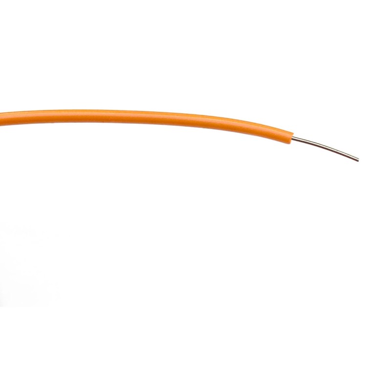 1 Reel of 100 M - RS PRO Orange 0.3 mm² Hook Up Wire, 1/0.6 mm, 100m, PVC Insulation