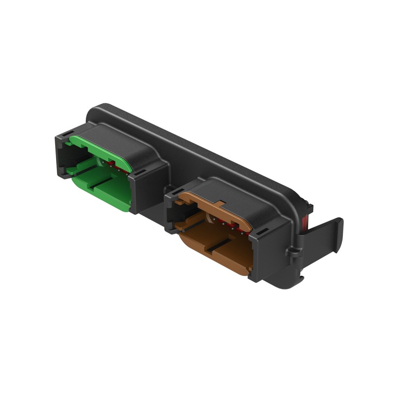 105 pcs - Amphenol Industrial, Armor IPX Automotive Connector Plug 24 Way, Solder Termination