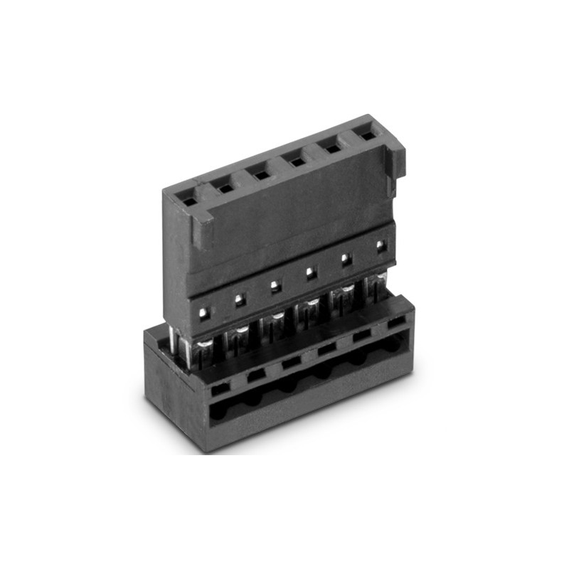 10 pcs - Wurth Elektronik 4-Way IDC Connector Socket for Cable Mount, 1-Row