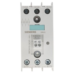1 pcs - Siemens Solid State Relay, 10.5 A Load, DIN Rail Mount, 600 V Load, 30 V dc Control