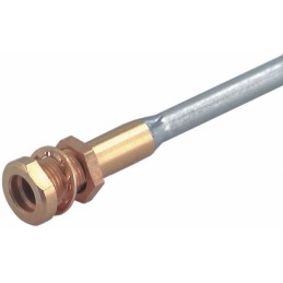 1 pcs - Huber+Suhner, jack Panel Mount MMCX Connector, 50Ω, Crimp Termination, Straight Body