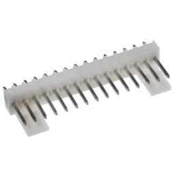 10 pcs - Molex KK 254 Series Straight Through Hole Pin Header, 15 Contact(s), 2.54mm Pitch, 1 Row(s), Unshrouded