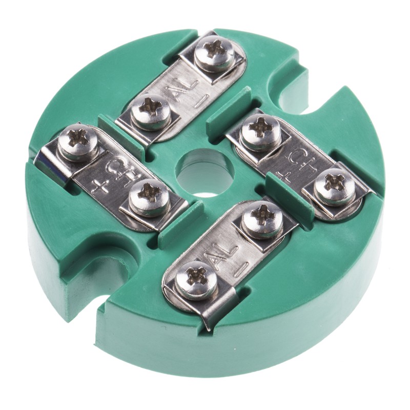 1 pcs - RS PRO Screw Thermocouple Terminal Block for Use with Type K Thermocouple, RoHS Compliant Standard