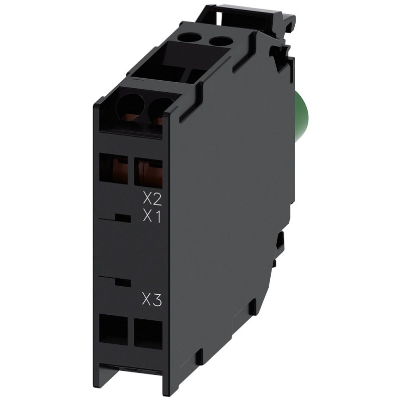 1 pcs - Siemens 3SU1 Contact Block - 24 V