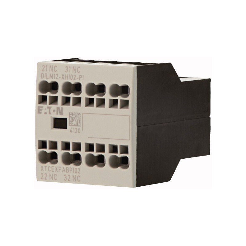 1 pcs - Eaton Auxiliary Contact, 2 Contact, 2 NC, Front Fixing