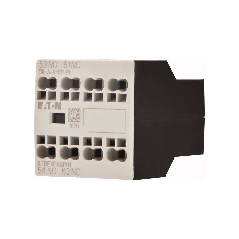 1 pcs - Eaton Auxiliary Contact, 2 Contact, 1 NC, 1 NO, Side Mounted