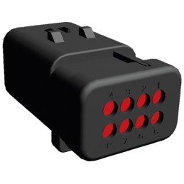 1 pcs - TE Connectivity, AMPSEAL 16 Automotive Connector Plug 8 Way