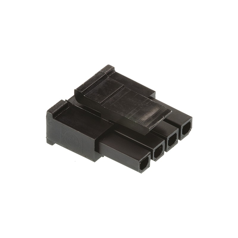 5 pcs - Molex, Micro-Fit 3.0 Receptacle Connector Housing, 3mm Pitch, 4 Way, 1 Row