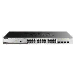 1 pcs - D-Link D-Link 24, Managed Switch 28 Port Ethernet Switch EU