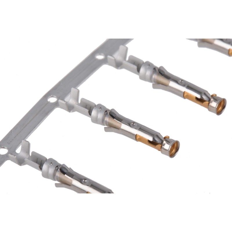 10 pcs - TE Connectivity Type III+ Series Female Crimp Terminal, 24AWG Min, 20AWG Max