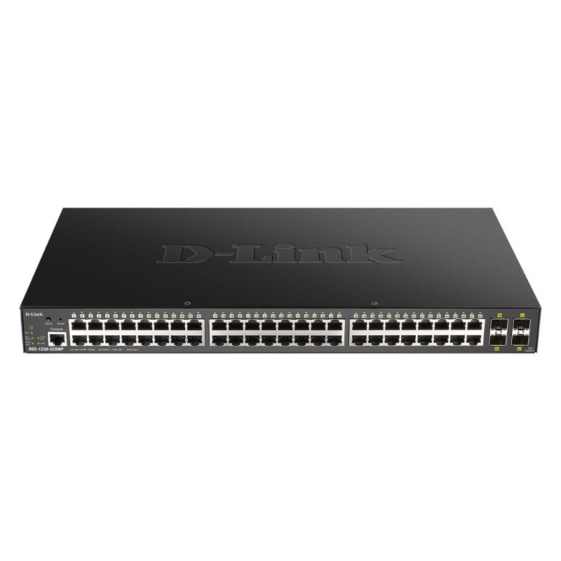 1 pcs - D-Link DGS-1250-52XMP, Managed, Smart 52 Port Smart Switch EU