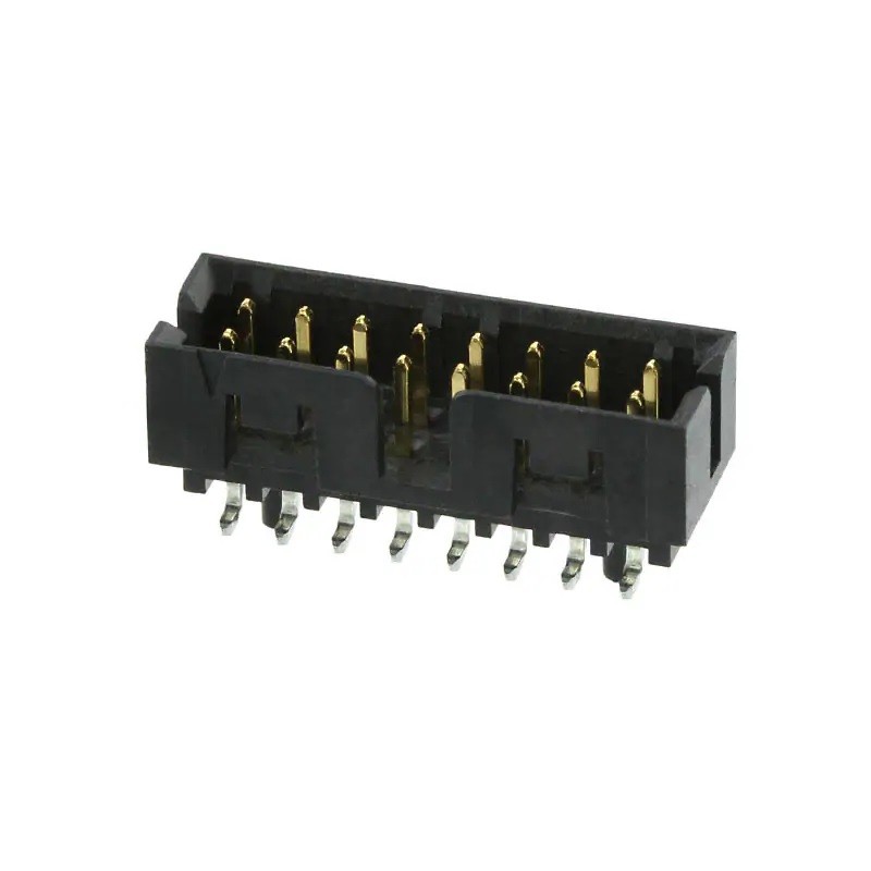 28 pcs - Molex Milli-Grid Series Surface Mount PCB Header, 16 Contact(s), 2.0mm Pitch, 2 Row(s), Shrouded