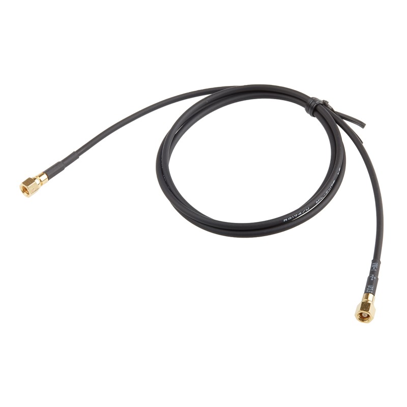 1 pcs - RS PRO Male SMC to Male SMC Coaxial Cable, 1m, RG174 Coaxial, Terminated