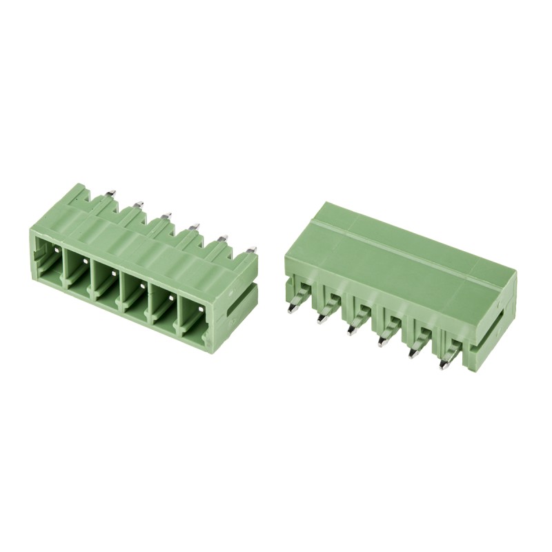 10 pcs - RS PRO 3.5mm Pitch 6 Way Pluggable Terminal Block, Header, Through Hole, Solder Termination