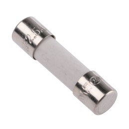 10 pcs - Littelfuse 2.5A F Ceramic Cartridge Fuse, 5 x 20mm