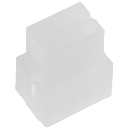 10 pcs - Molex, STANDARD .062' Male Connector Housing, 3.68mm Pitch, 6 Way, 3 Row