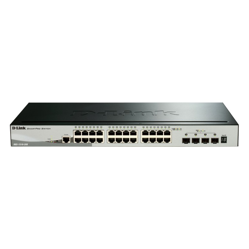 1 pcs - D-Link DGS-1510-28X, Managed, Smart 28 Port Smart Switch, EU