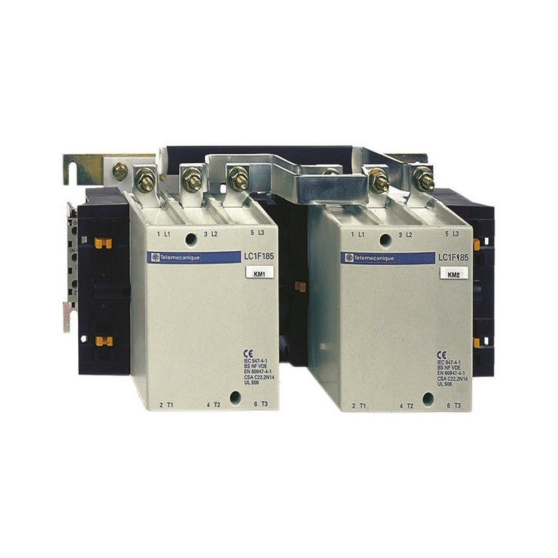 1 pcs - Schneider Electric LC2F Series Contactor, 3-Pole, 185 A, 100 kW, 3NO, 1 kV ac