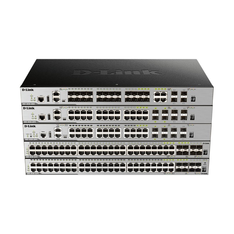 1 pcs - D-Link DGS-3630-52PC/SI, Managed Switch 52 Port Managed Switch With PoE