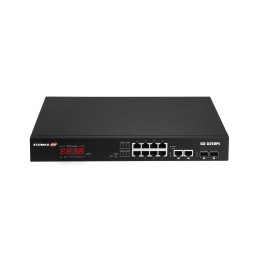 1 pcs - Edimax GS-5210PL, Smart 12 Port Gigabit Switch With PoE