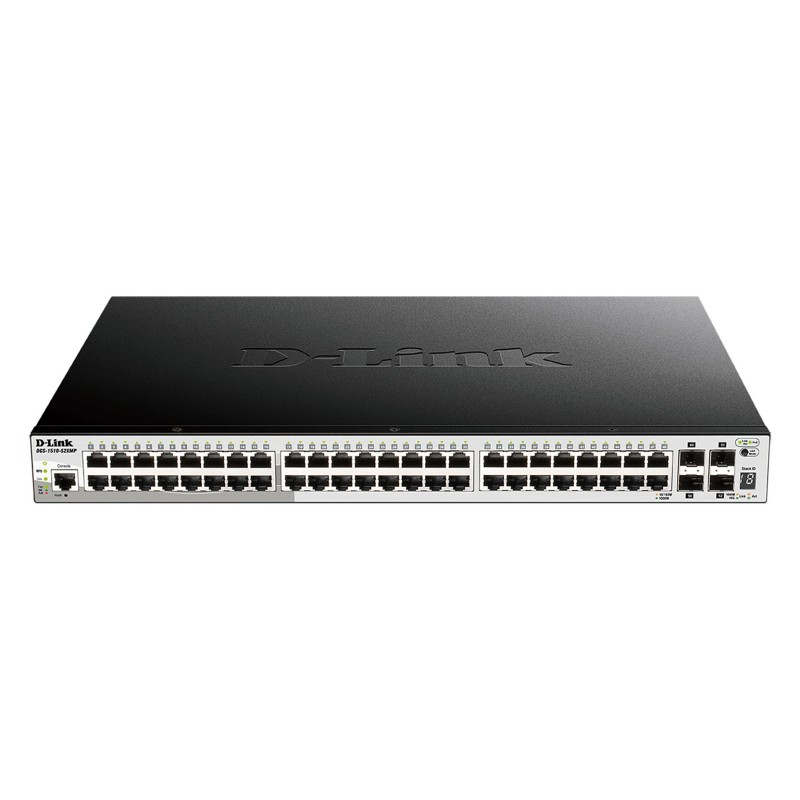 1 pcs - D-Link DGS-1510-52XMP, Managed, Smart 52 Port Smart Switch With PoE EU