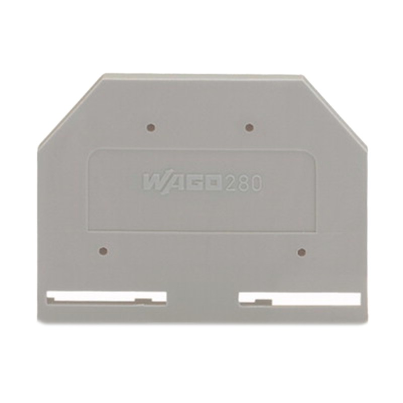 10 pcs - Wago 280 Series End and Intermediate Plate for Use with 280 Series Terminal Blocks