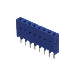 29 pcs - Amphenol ICC Surface Mount PCB Socket, 8-Contact, 1-Row, 2.54mm Pitch