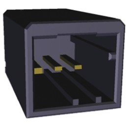 1 pcs - TE Connectivity Dynamic 2000 Series Straight Through Hole PCB Header, 3 Contact(s), 2.5mm Pitch, 1 Row(s), Shrouded