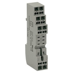 1 pcs - Omron 8 Pin 250V ac DIN Rail Relay Socket, for use with G2R-2-S Series