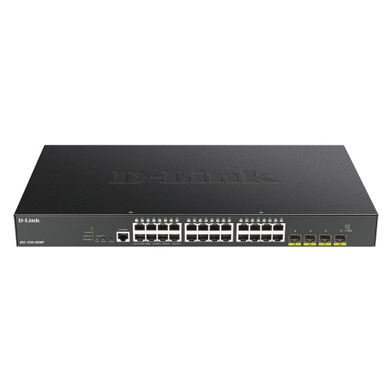 1 pcs - D-Link DGS-1250-28XMP, Managed, Smart 28 Port Smart Switch With PoE EU