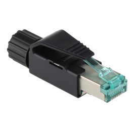 1 pcs - HARTING RJ Industrial Series Male RJ45 Connector, Cable Mount, Cat6a, UTP Shield