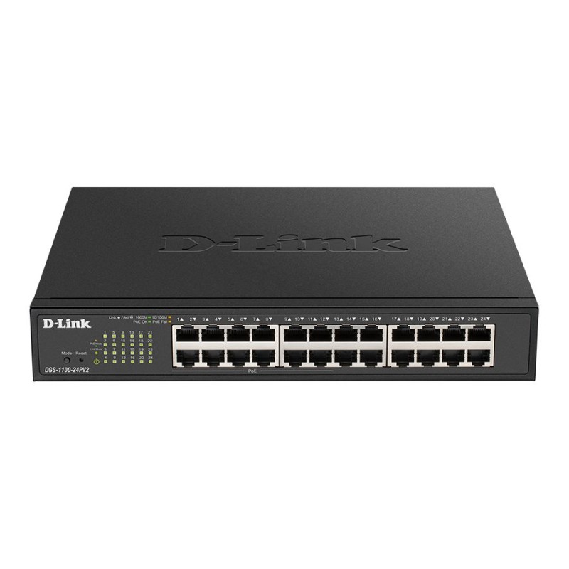 1 pcs - D-Link D-Link 24, Managed, Smart 24 Port Smart Switch With PoE EU